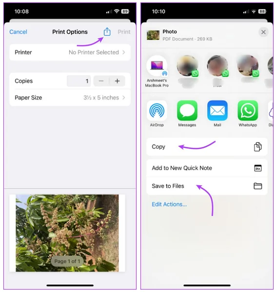 convert iphone photo to pdf