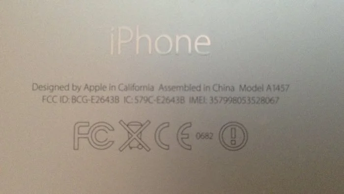 find imei on back of iphone