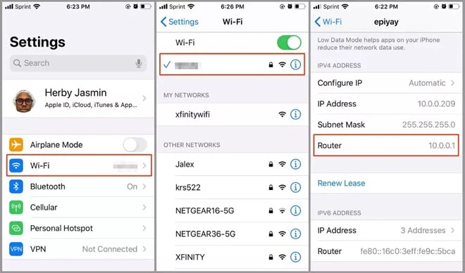 find rooter ip address