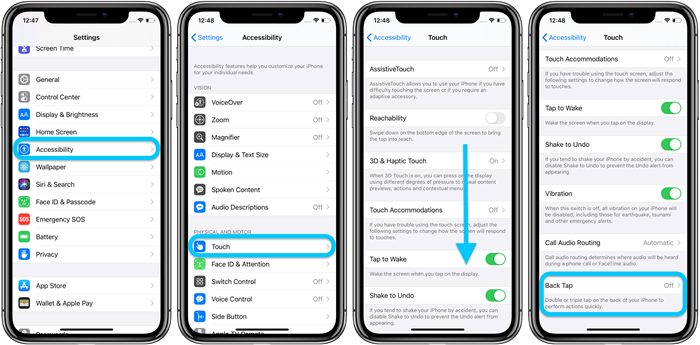 iphone backup tap