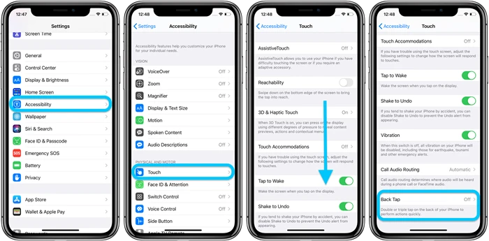 iphone backup tap