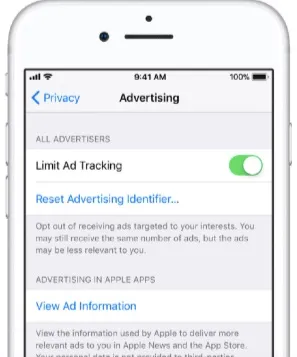 limit ad tracking