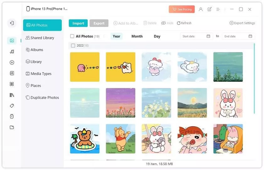 manage photos