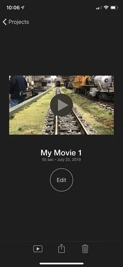 combine videos on iphone