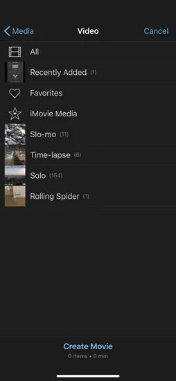 combine videos on iphone