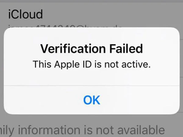 apple id is not active
