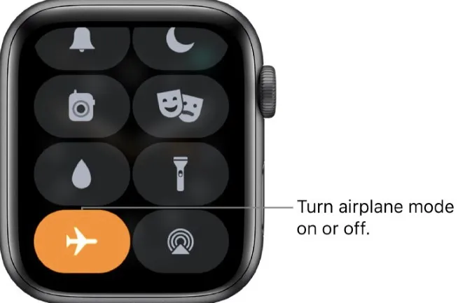 apple watch airplane mode