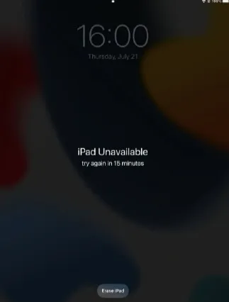 erase ipad