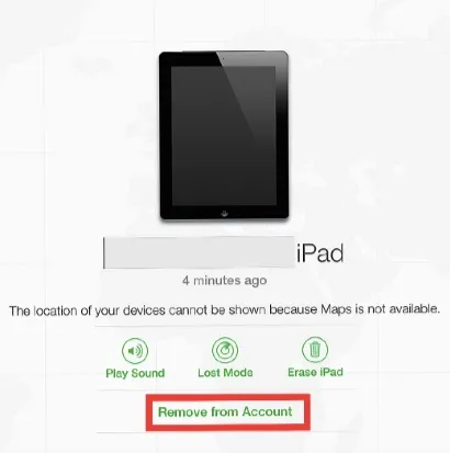 remove iphone from icloud