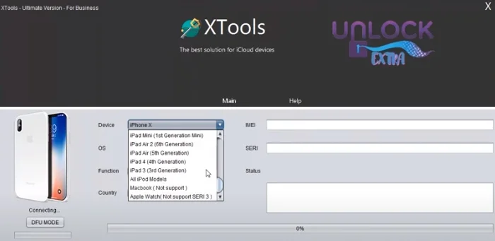 xtools icloud unlock