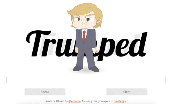 donal trump ai voice